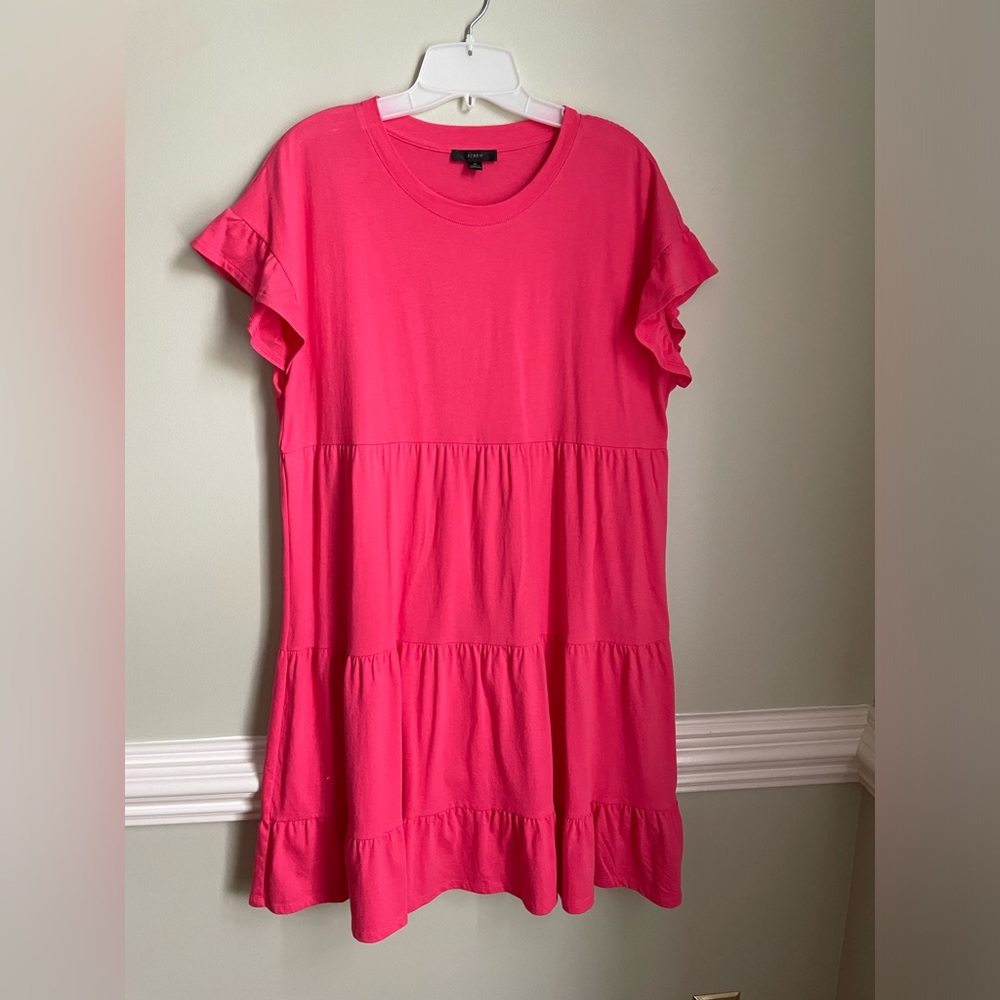JCrew tiered jersey dress